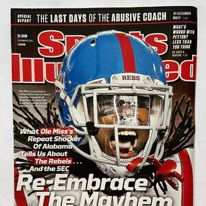 Sports Illustrated Magazine 9/28/2015 Trae Elston Ole Miss Cover With Label
